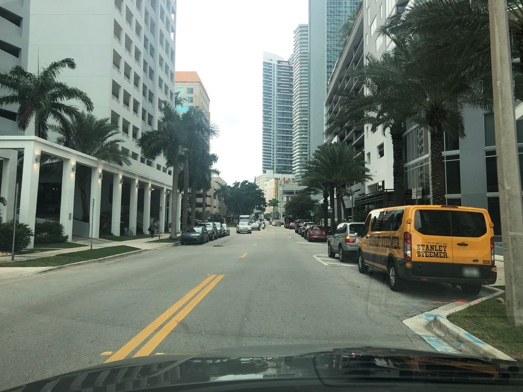 Street-level photo near 1300 BRICKELL BAY DR