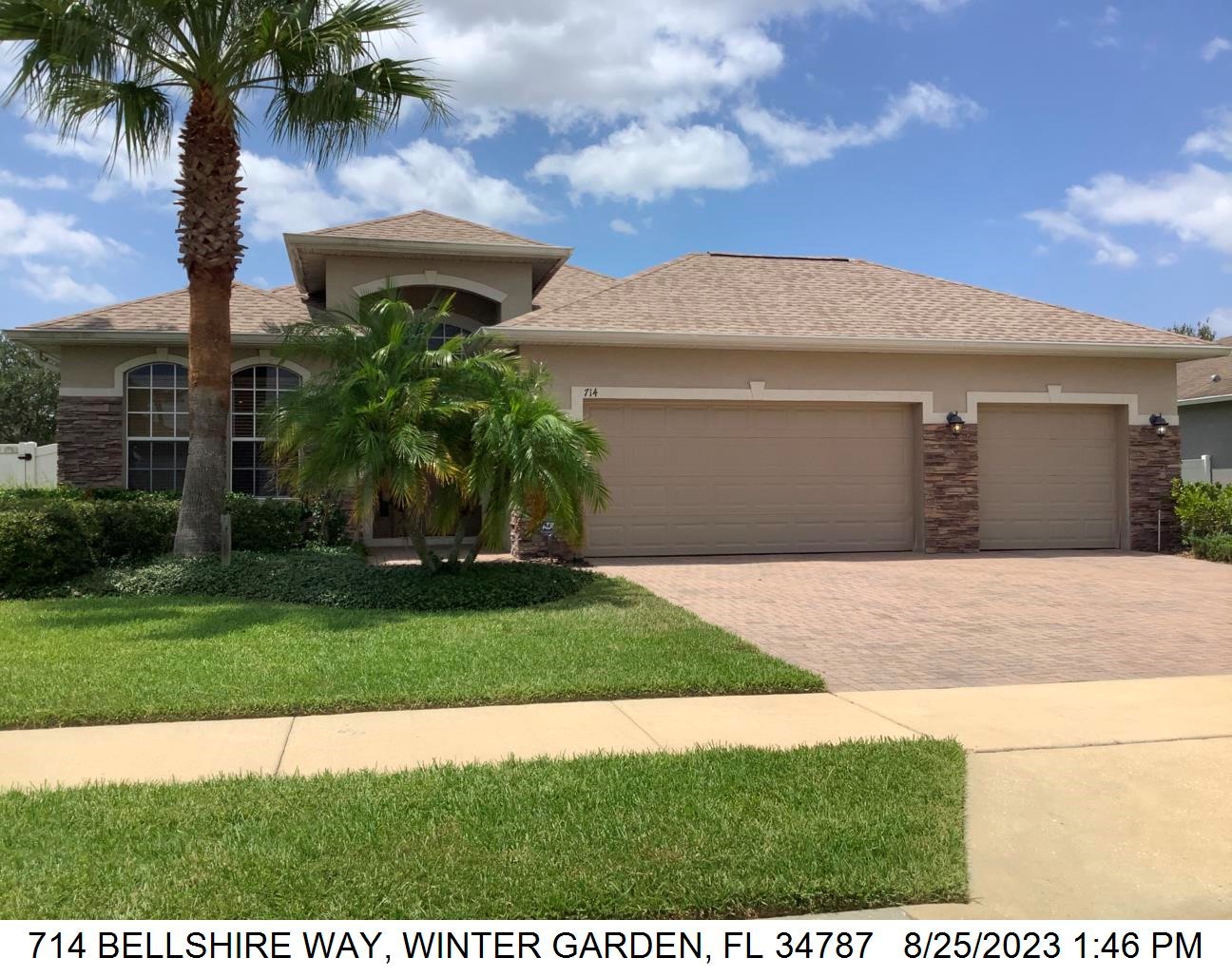 4-bed single family at 714 BELLSHIRE WAY, Orange County FL — foreclosure auction