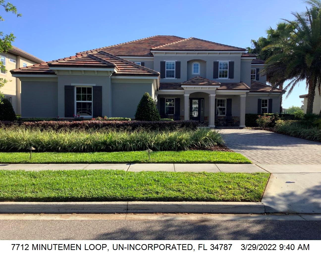 5-bed single family at 7712 MINUTEMEN LOOP, Orange County FL — foreclosure auction