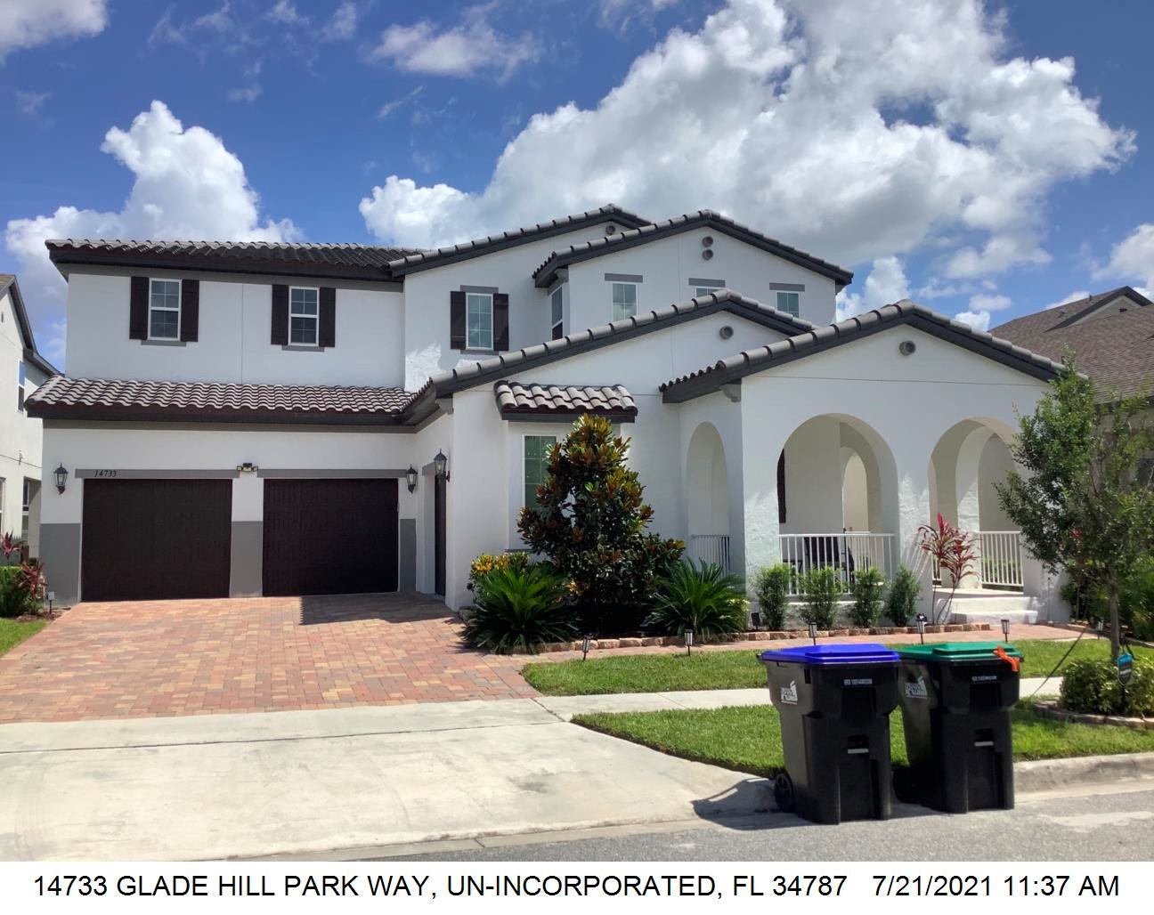 4-bed single family at 14733 GLADE HILL PARK WAY, Orange County FL — foreclosure auction