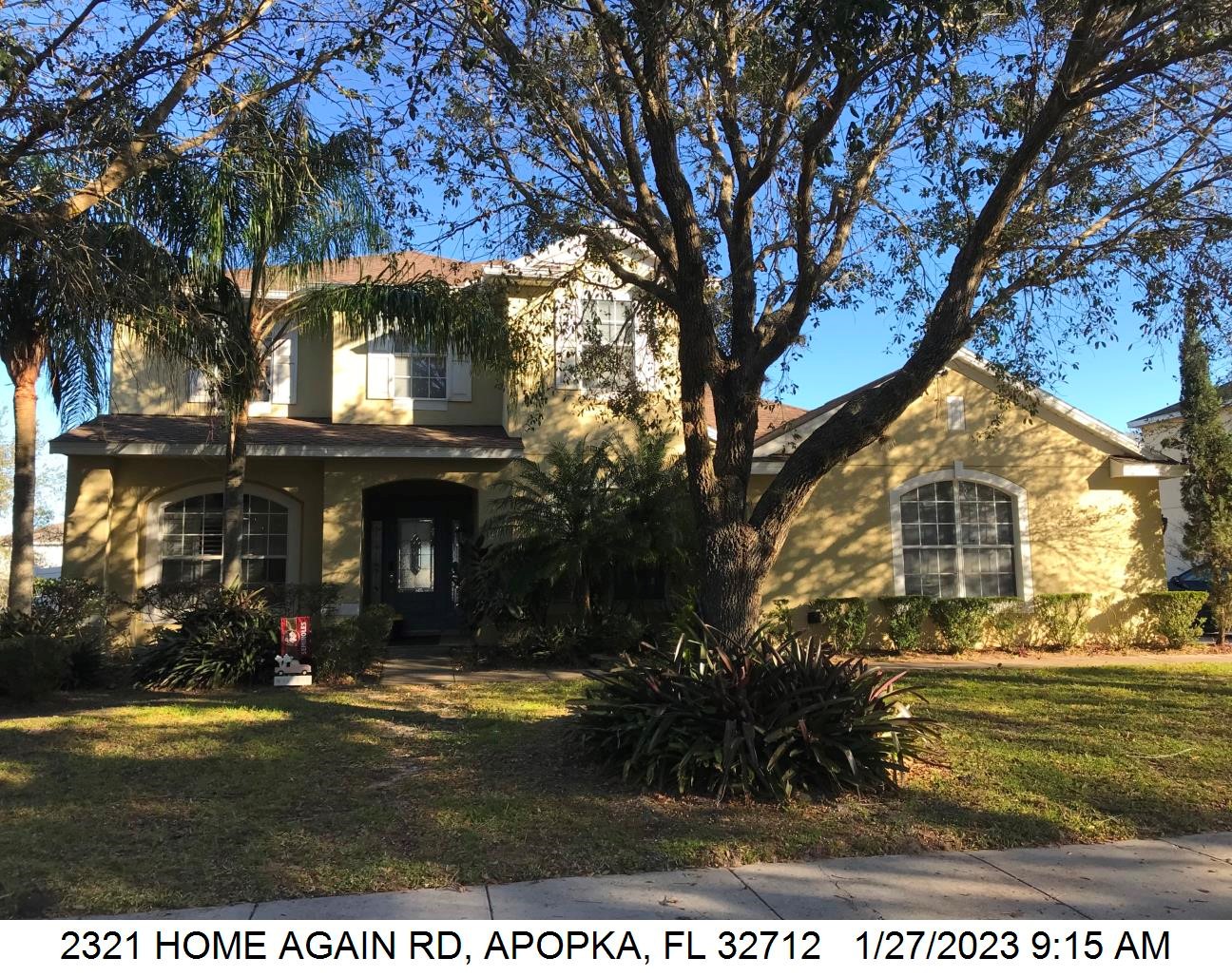 4-bed single family at 2321 HOME AGAIN RD, Orange County FL — foreclosure auction