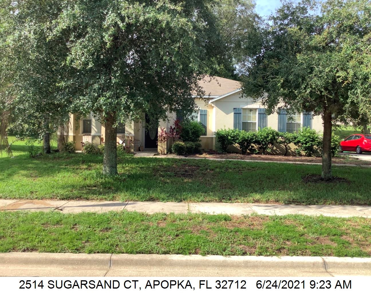 4-bed single family at 2514 SUGARSAND CT, Orange County FL — foreclosure auction