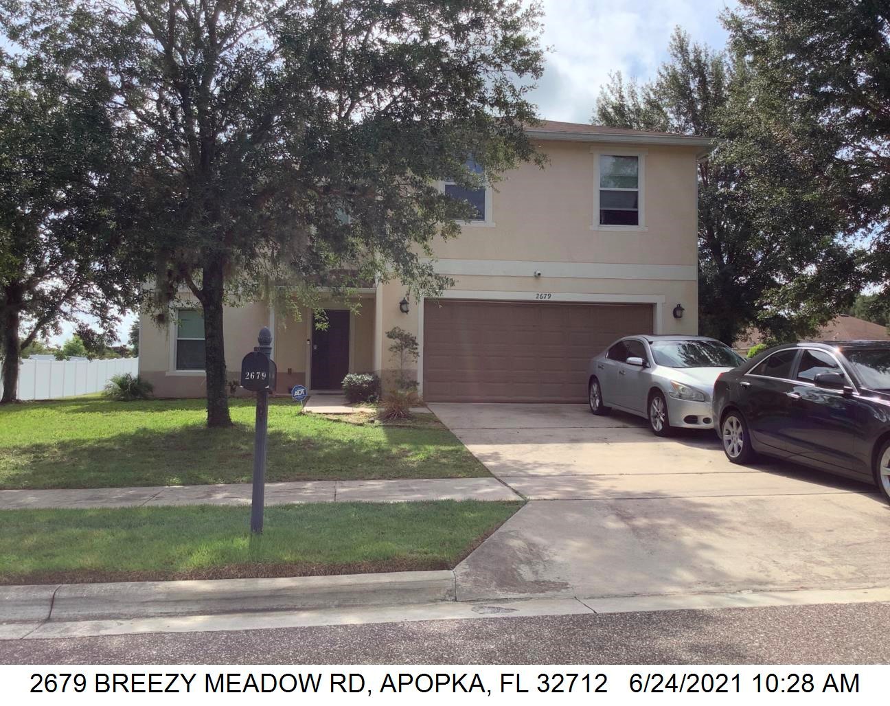 4-bed single family at 2679 BREEZY MEADOW RD, Orange County FL — foreclosure auction