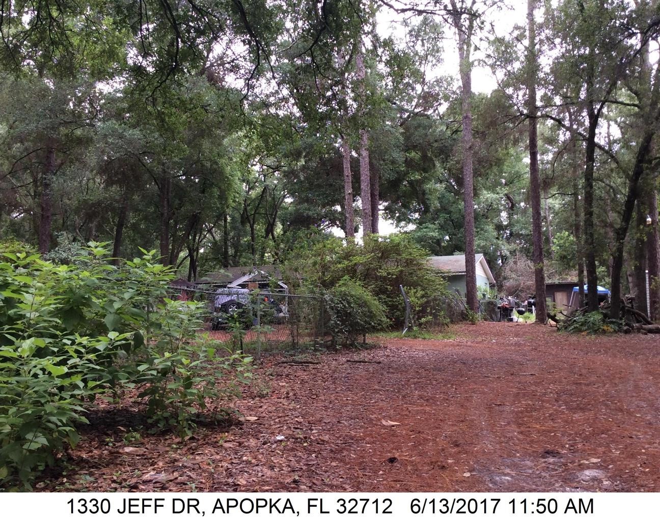 3-bed single family at 1330 JEFF DR, Orange County FL — foreclosure auction