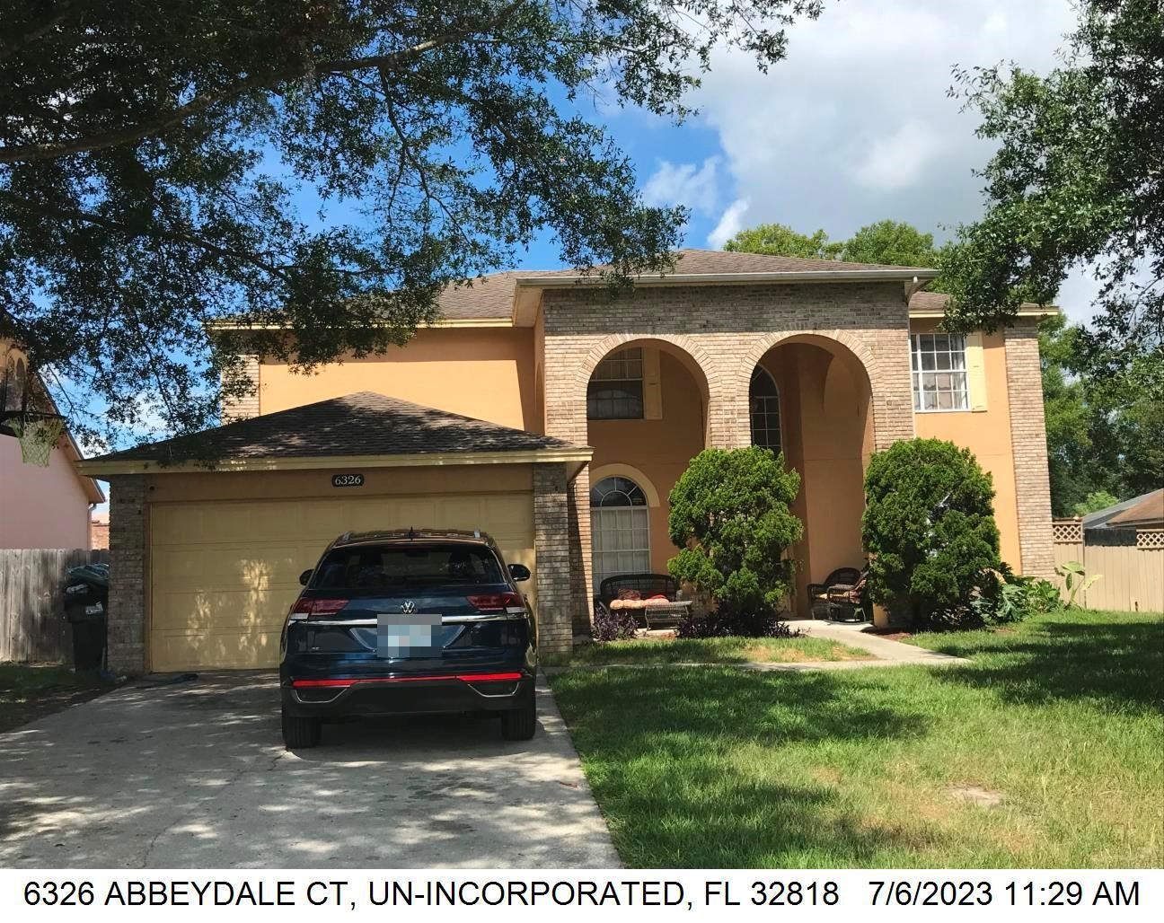 4-bed single family at 6326 ABBEYDALE CT, Orange County FL — foreclosure auction