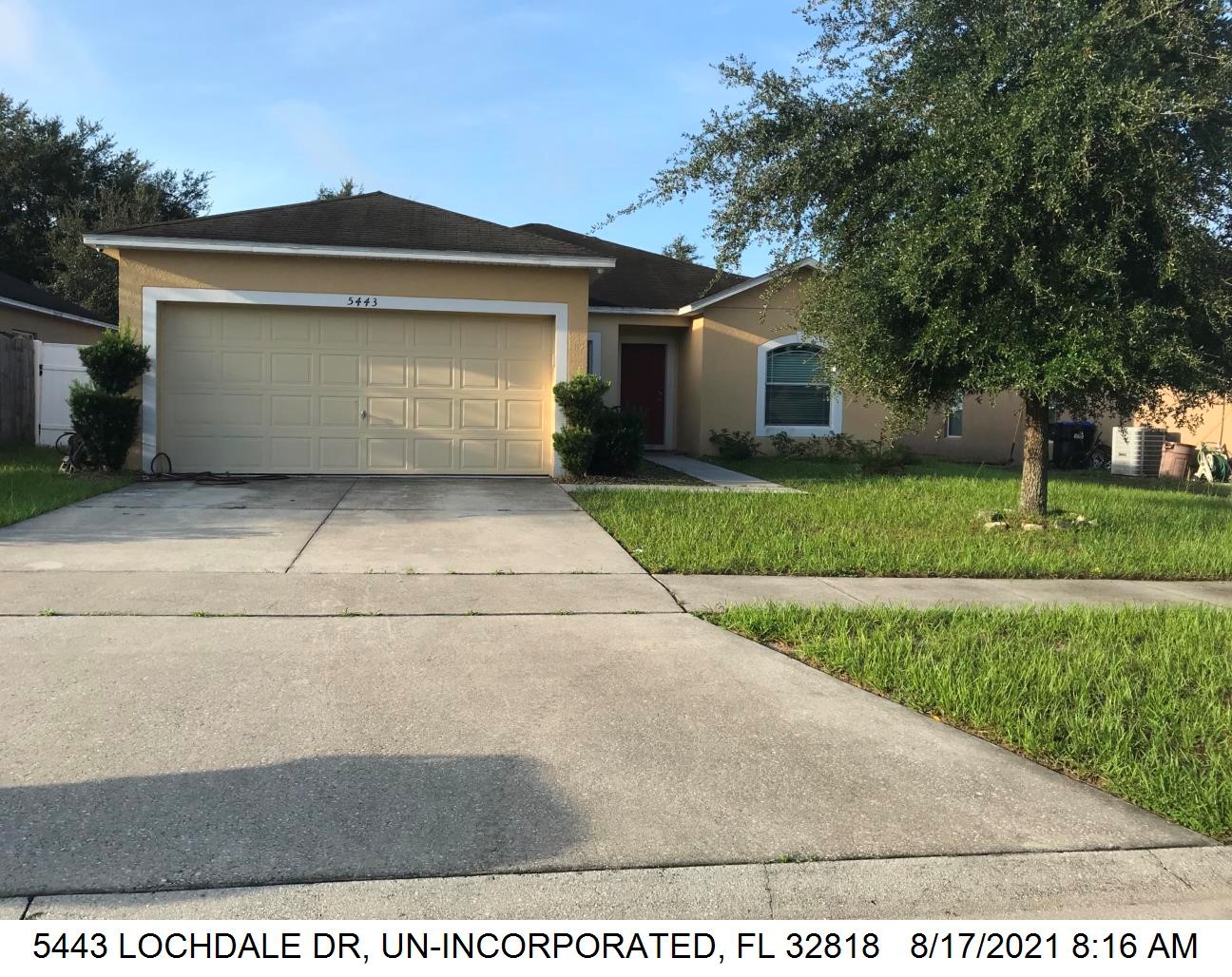 3-bed single family at 5443 LOCHDALE DR, Orange County FL — foreclosure auction