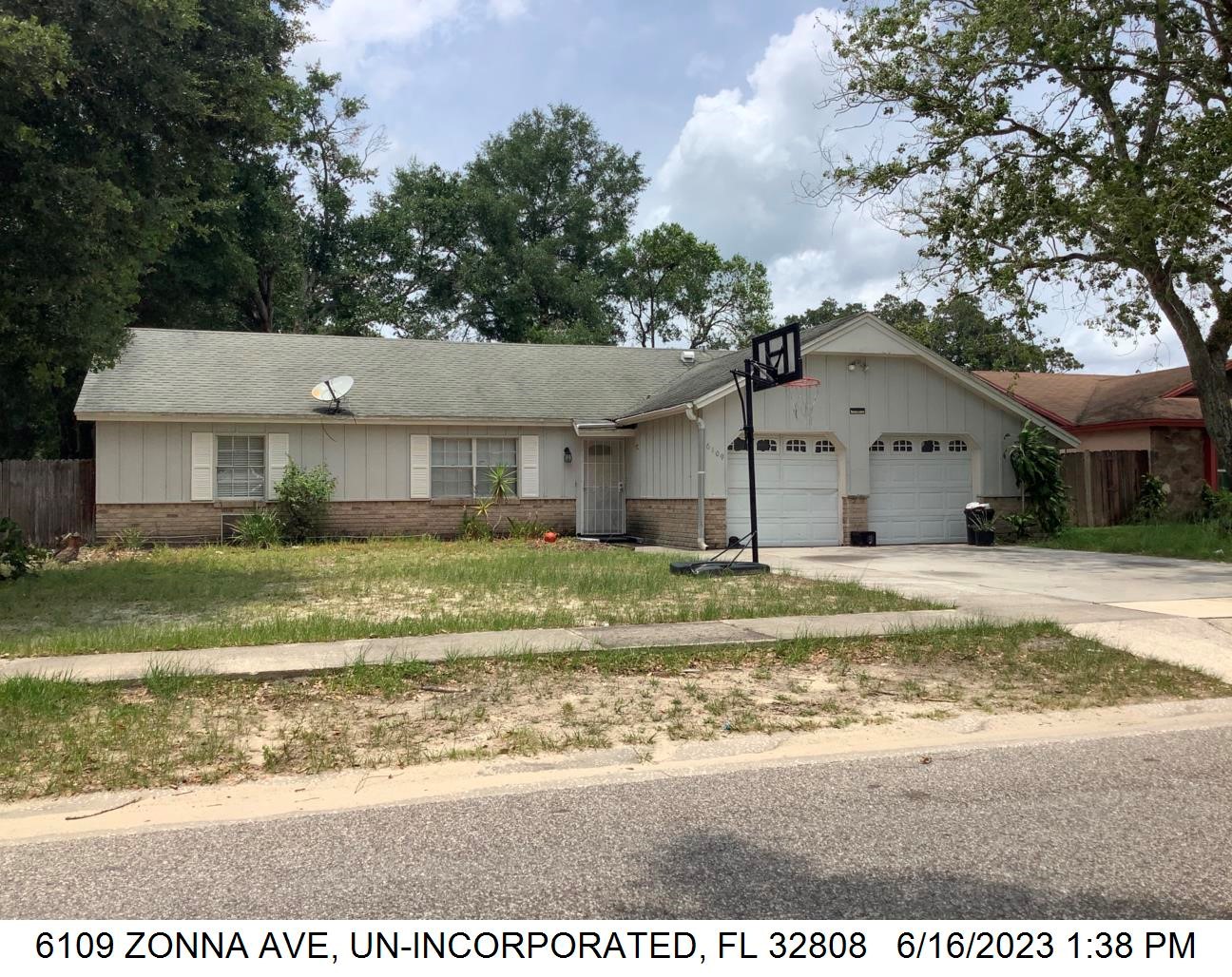 3-bed single family at 6109 ZONNA AVE, Orange County FL — foreclosure auction