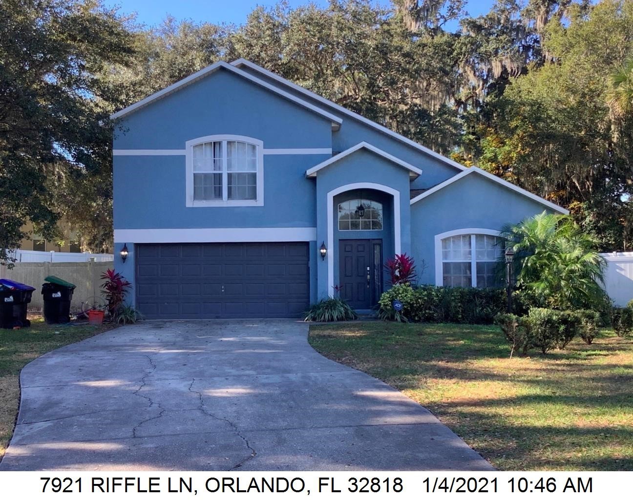 4-bed single family at 7921 RIFFLE LN, Orange County FL — foreclosure auction