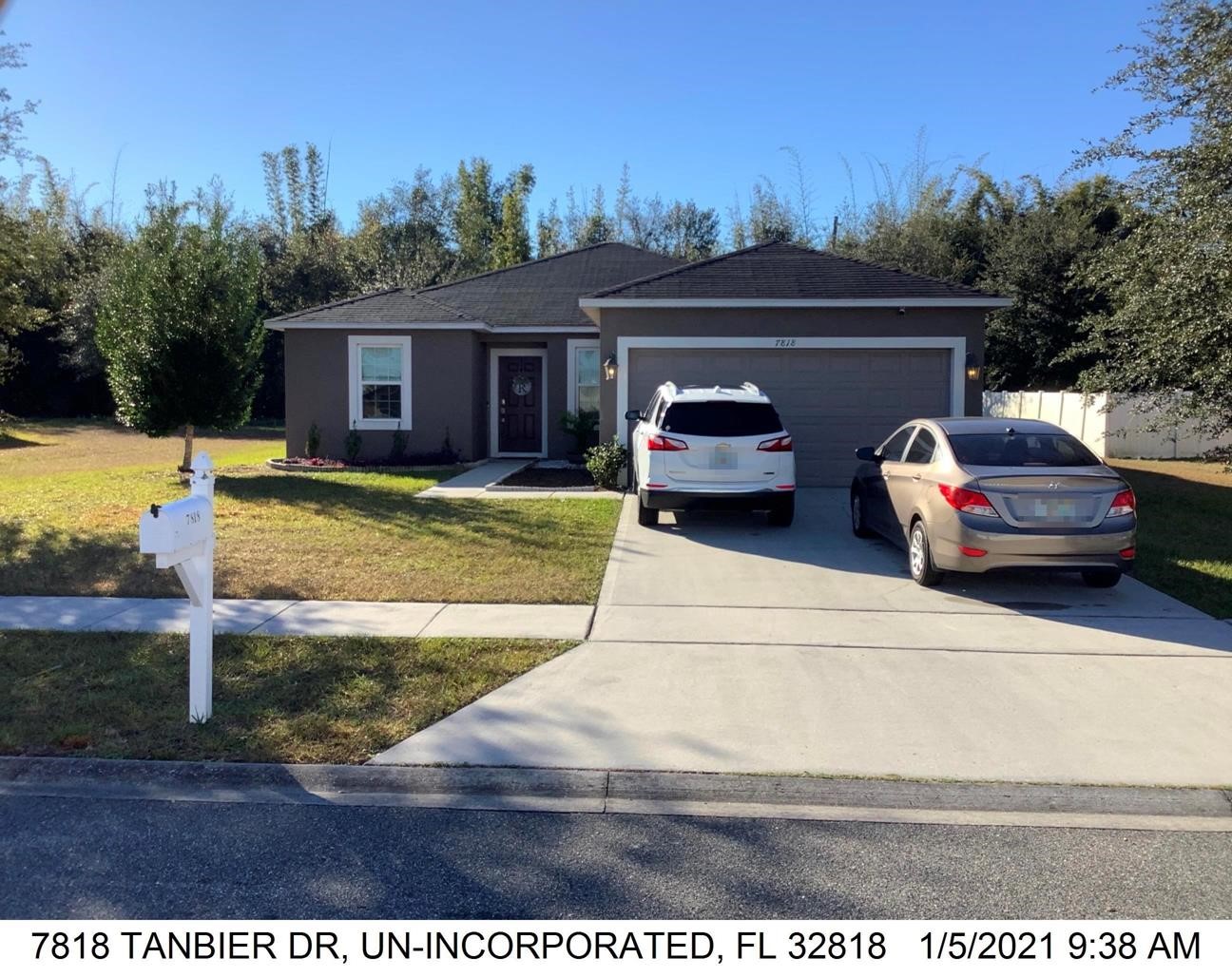 4-bed single family at 7818 TANBIER DR, Orange County FL — foreclosure auction