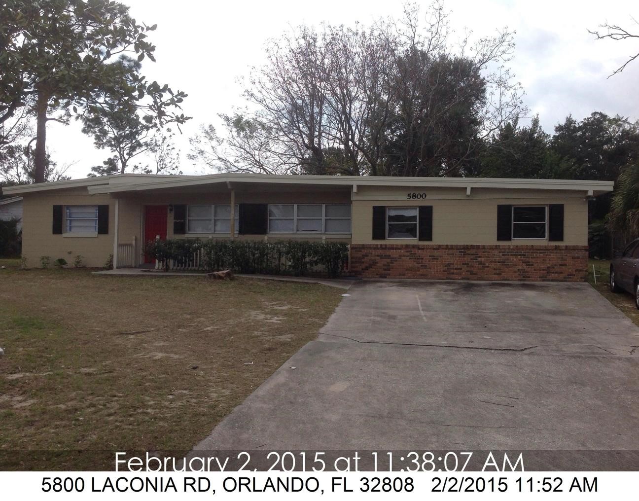 4-bed single family at 5800 LACONIA RD, Orange County FL — foreclosure auction
