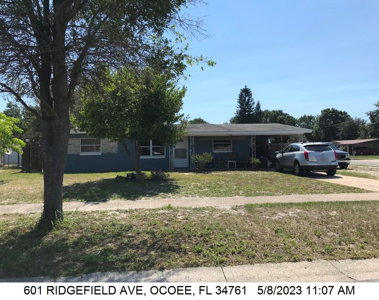 3-bed single family at 601 RIDGEFIELD AVE, Orange County FL — foreclosure auction