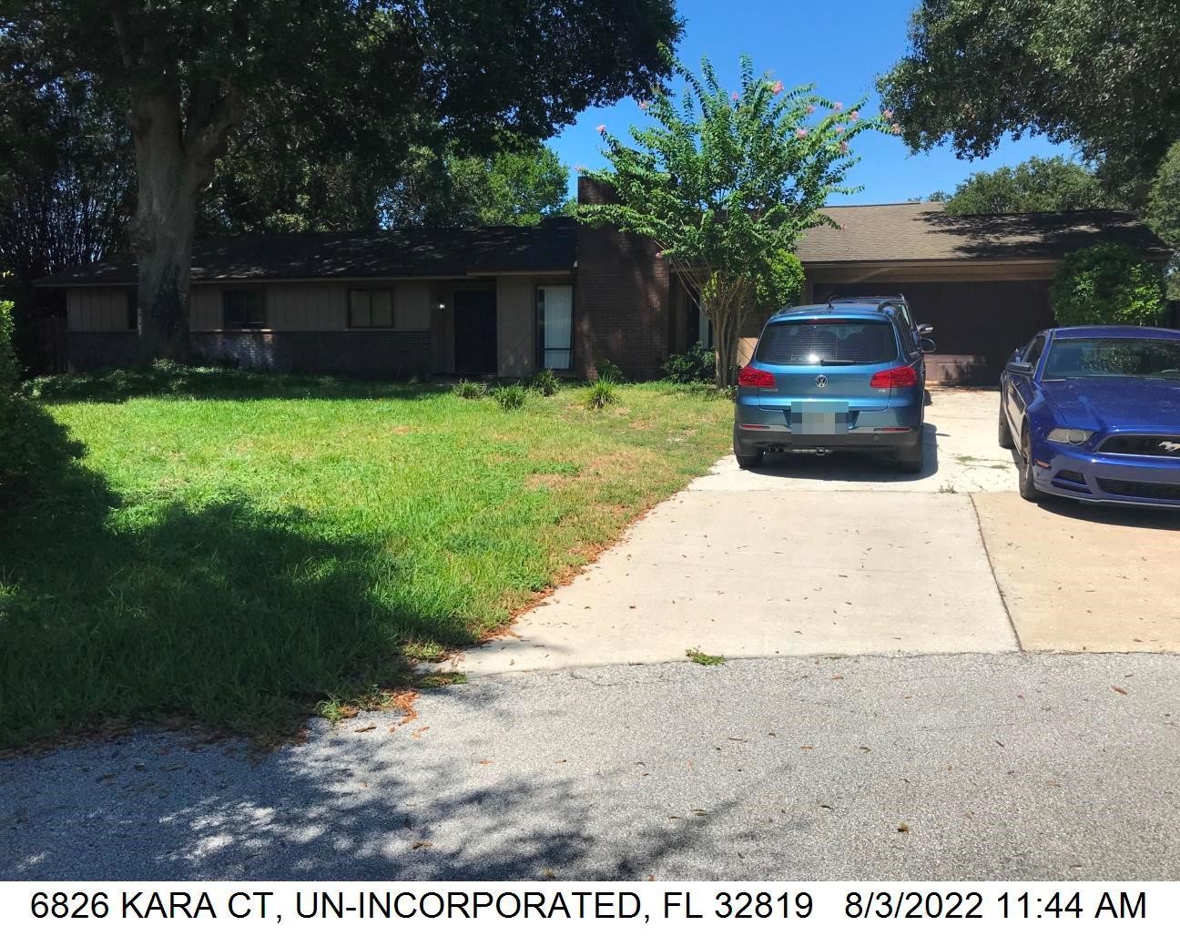 4-bed single family at 6826 KARA CT, Orange County FL — foreclosure auction
