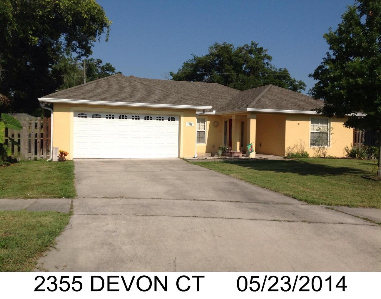 3-bed single family at 2355 DEVON CT, Orange County FL — foreclosure auction