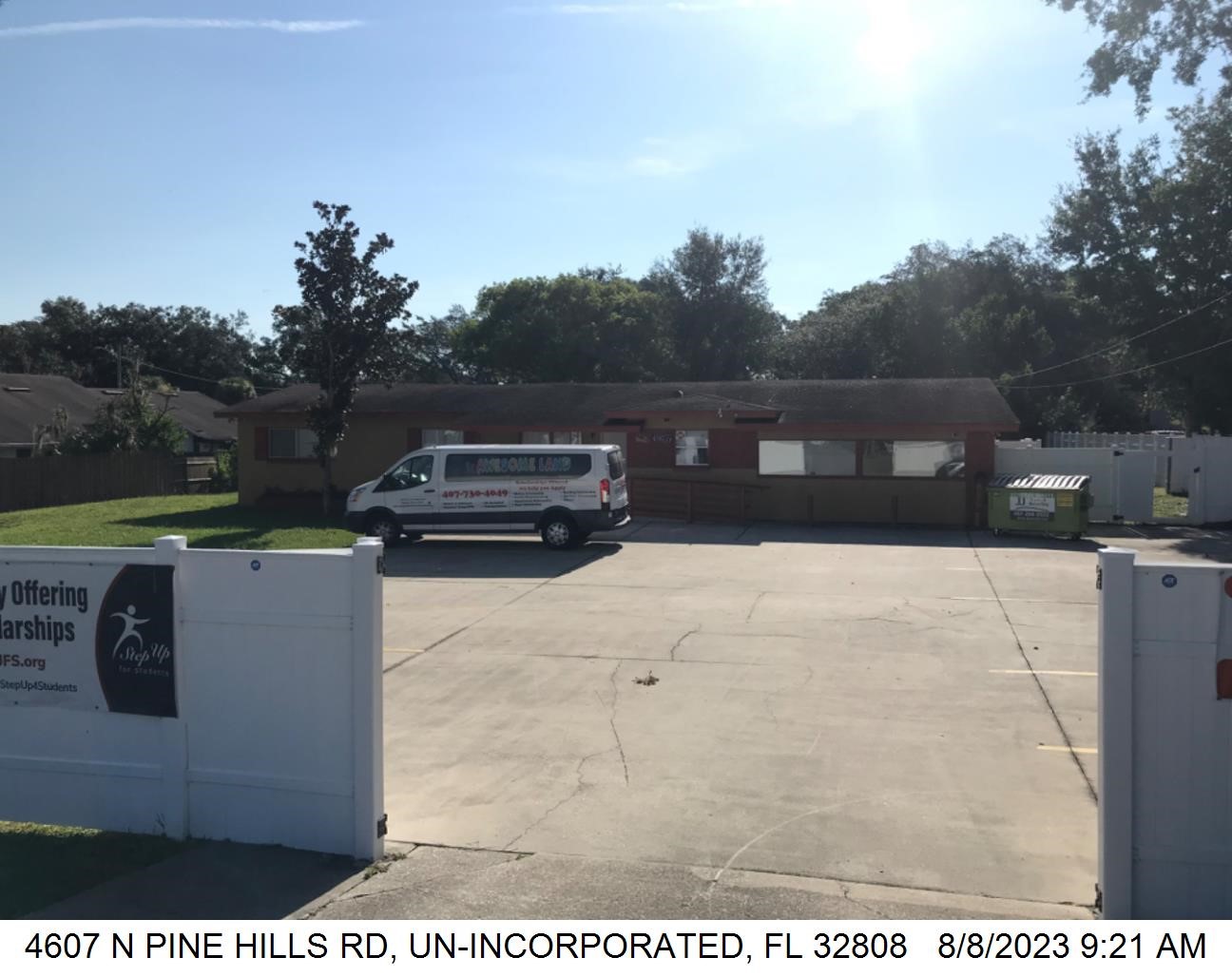 Single family at 4607 N PINE HILLS RD, Orange County FL — foreclosure auction