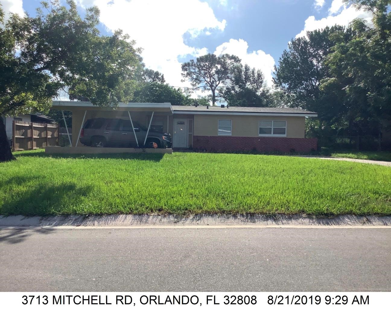 3-bed single family at 3713 MITCHELL RD, Orange County FL — foreclosure auction