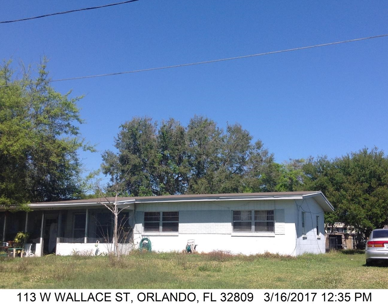 3-bed single family at 113 W WALLACE ST, Orange County FL — foreclosure auction