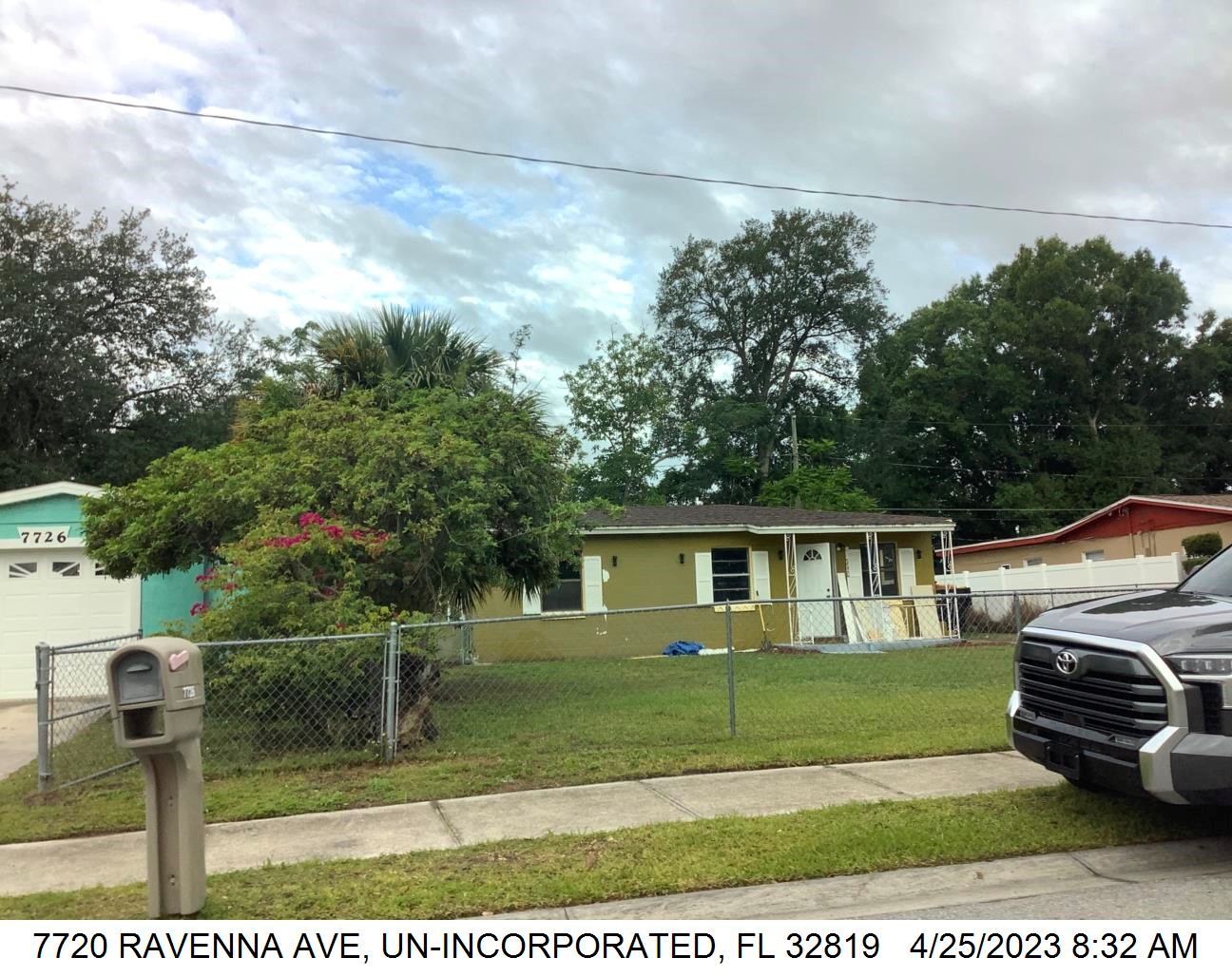 3-bed single family at 7720 RAVENNA AVE, Orange County FL — foreclosure auction