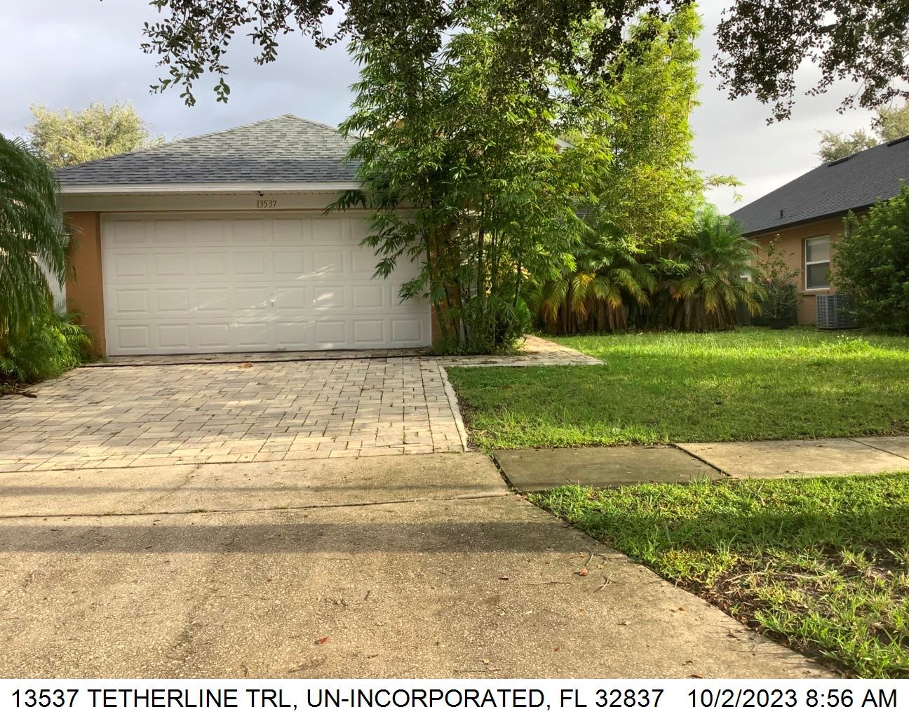 3-bed single family at 13537 TETHERLINE TRL, Orange County FL — foreclosure auction