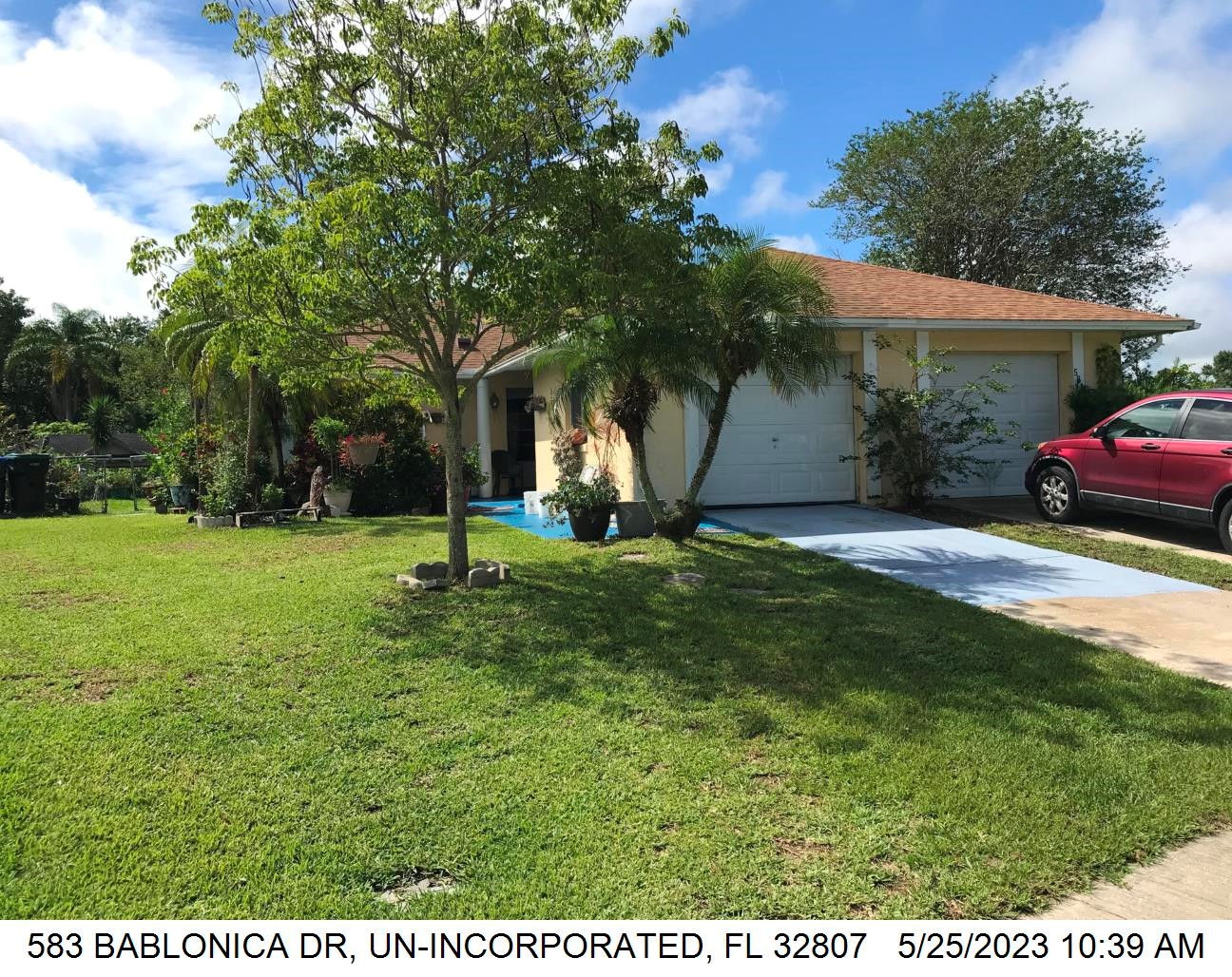 2-bed single family at 583 BABLONICA DR, Orange County FL — foreclosure auction