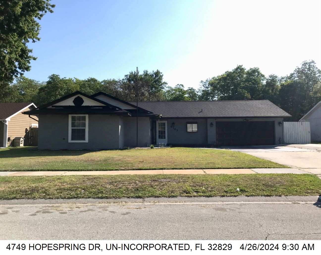 3-bed single family at 4749 HOPESPRING DR, Orange County FL — foreclosure auction