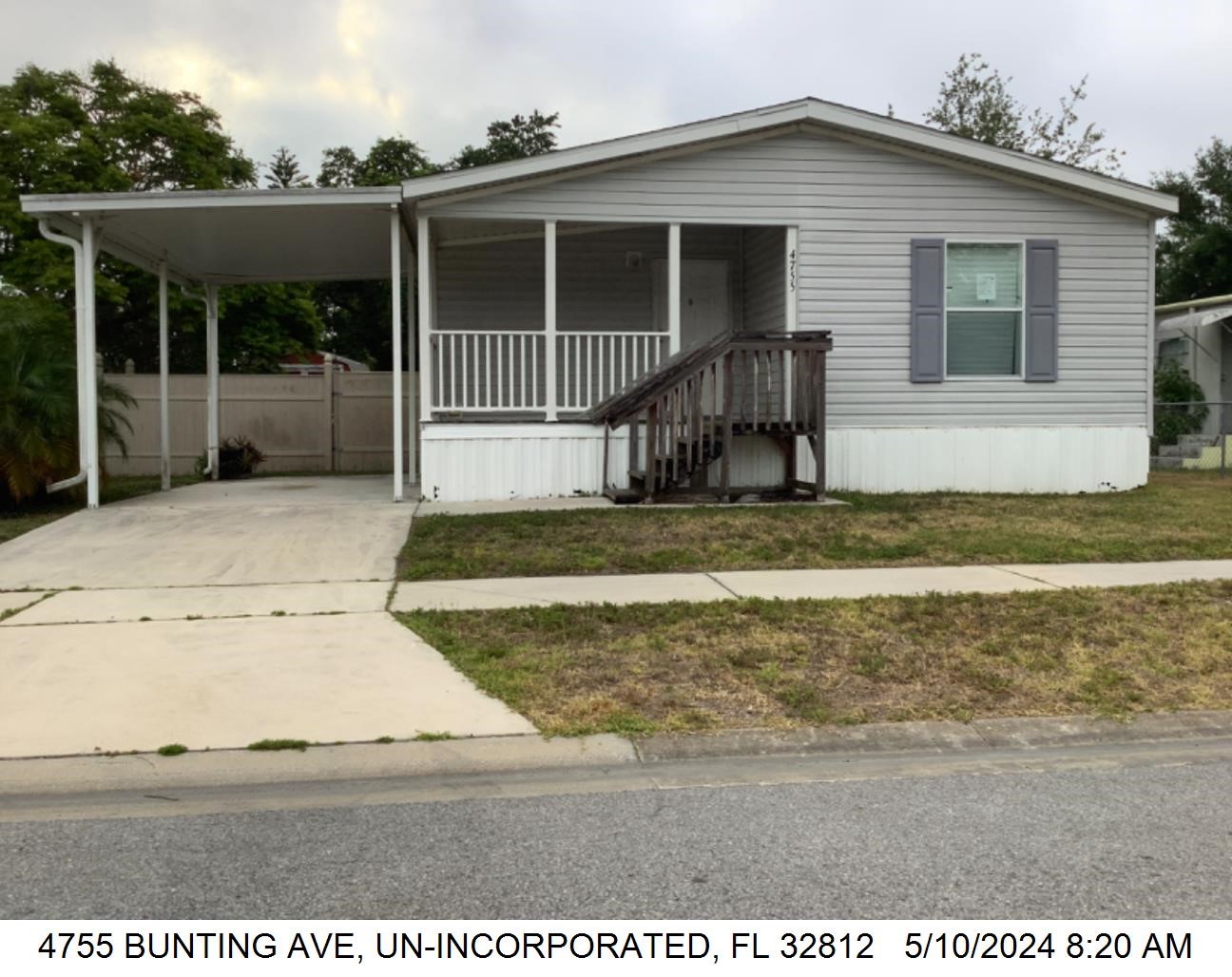 3-bed single family at 4755 BUNTING AVE, Orange County FL — foreclosure auction