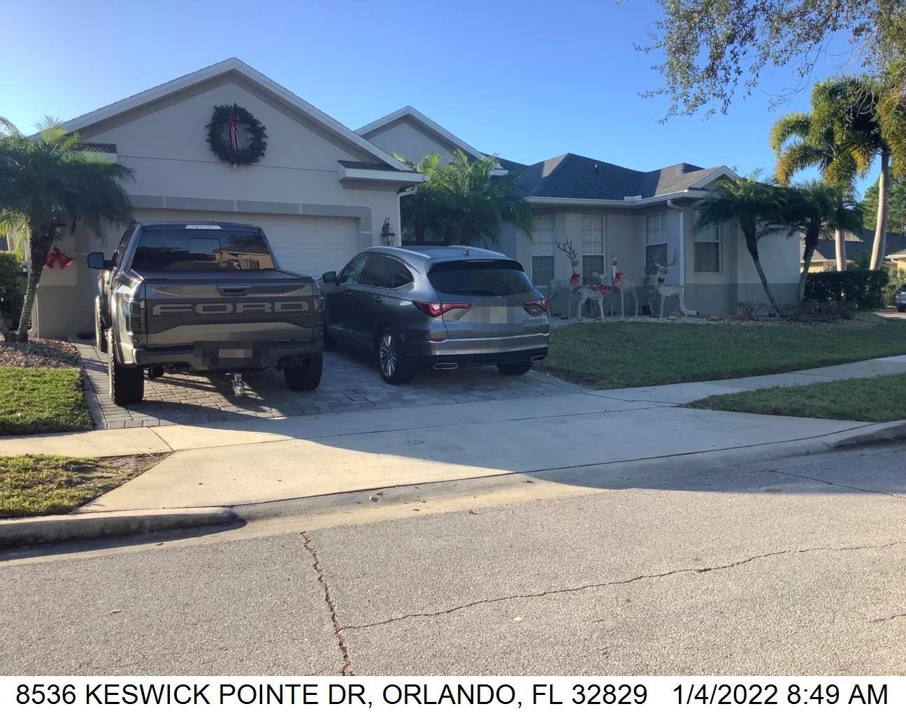5-bed single family at 8536 KESWICK POINTE DR, Orange County FL — foreclosure auction