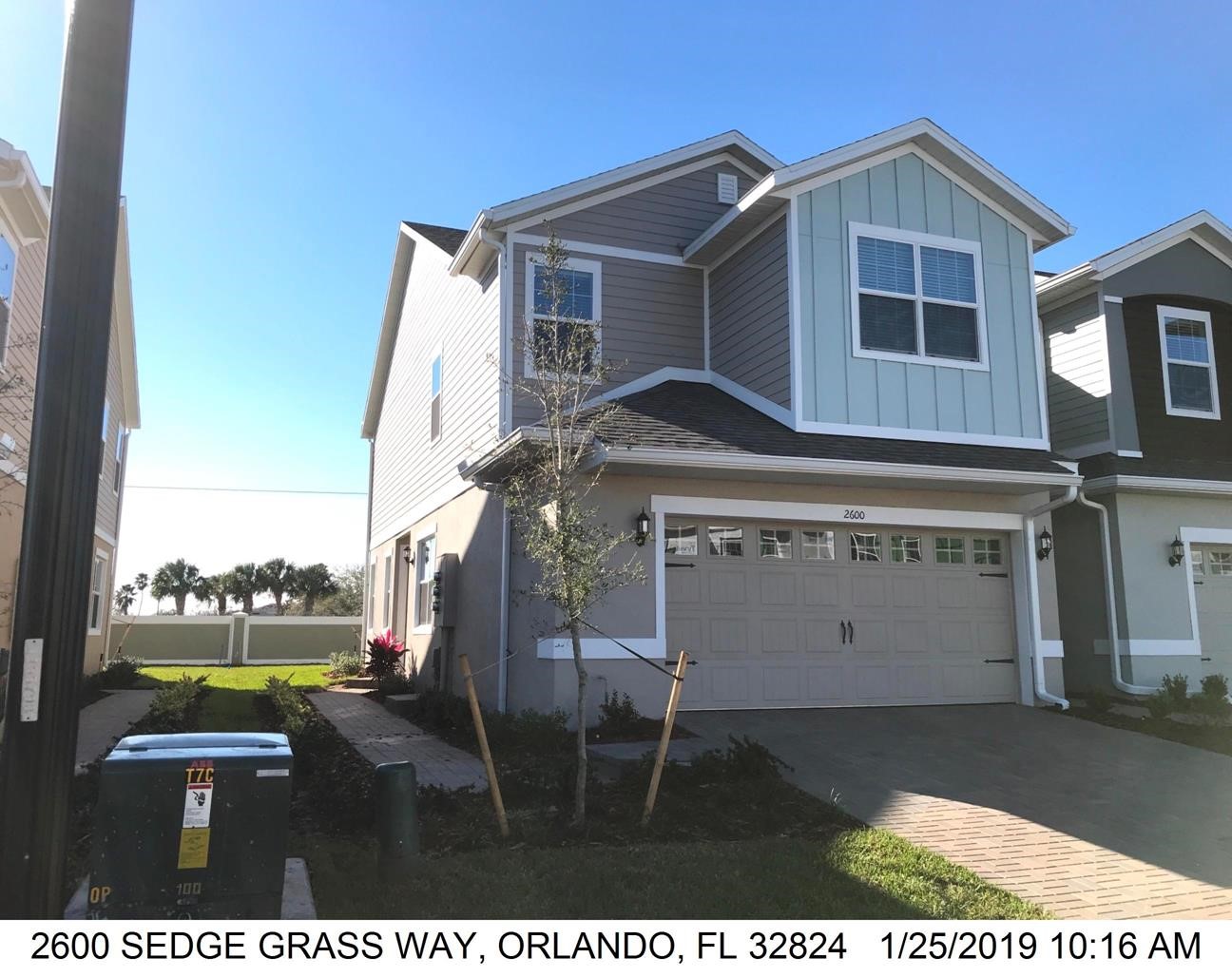3-bed single family at 2600 SEDGE GRASS WAY, Orange County FL — foreclosure auction