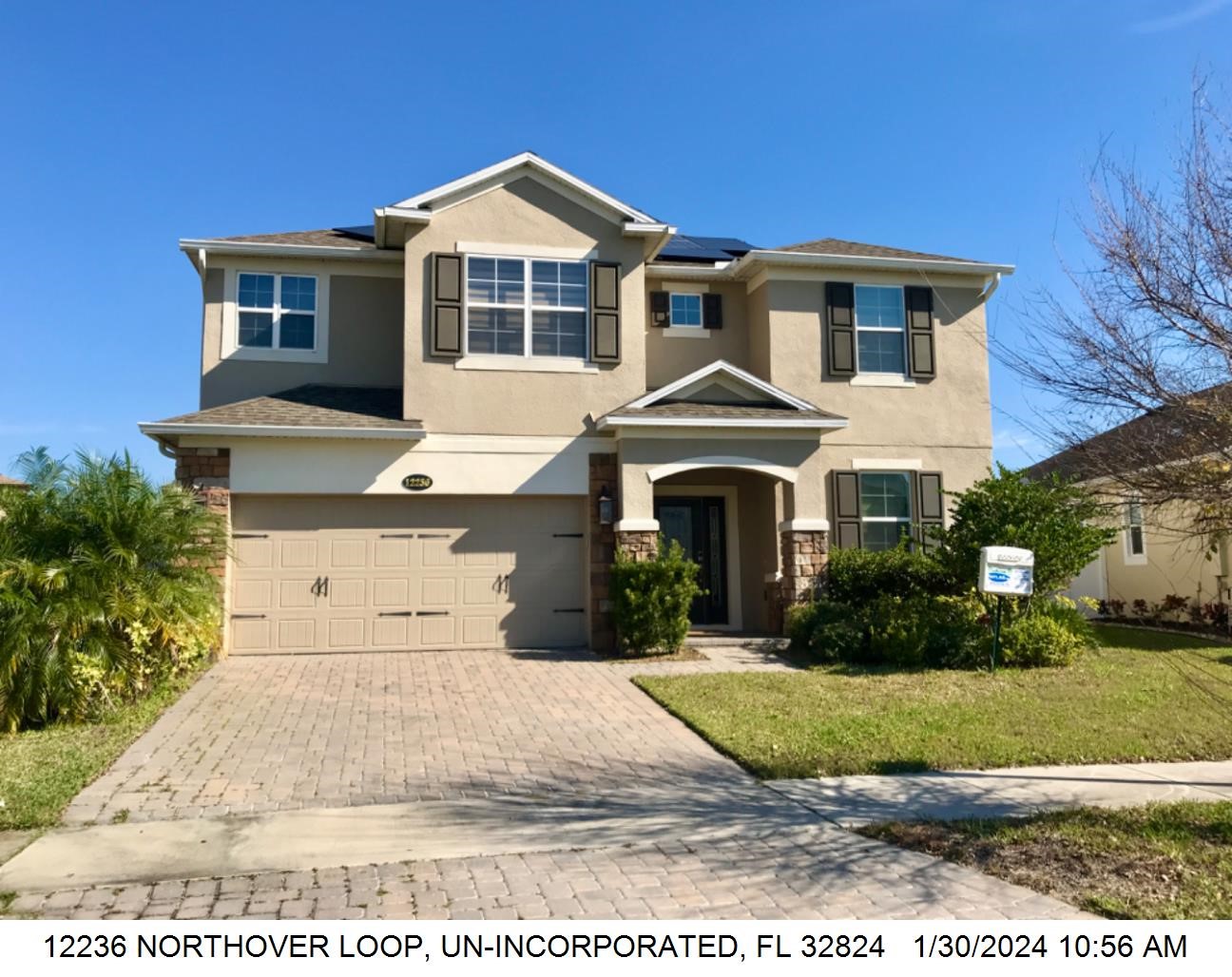 4-bed single family at 12236 NORTHOVER LOOP, Orange County FL — foreclosure auction