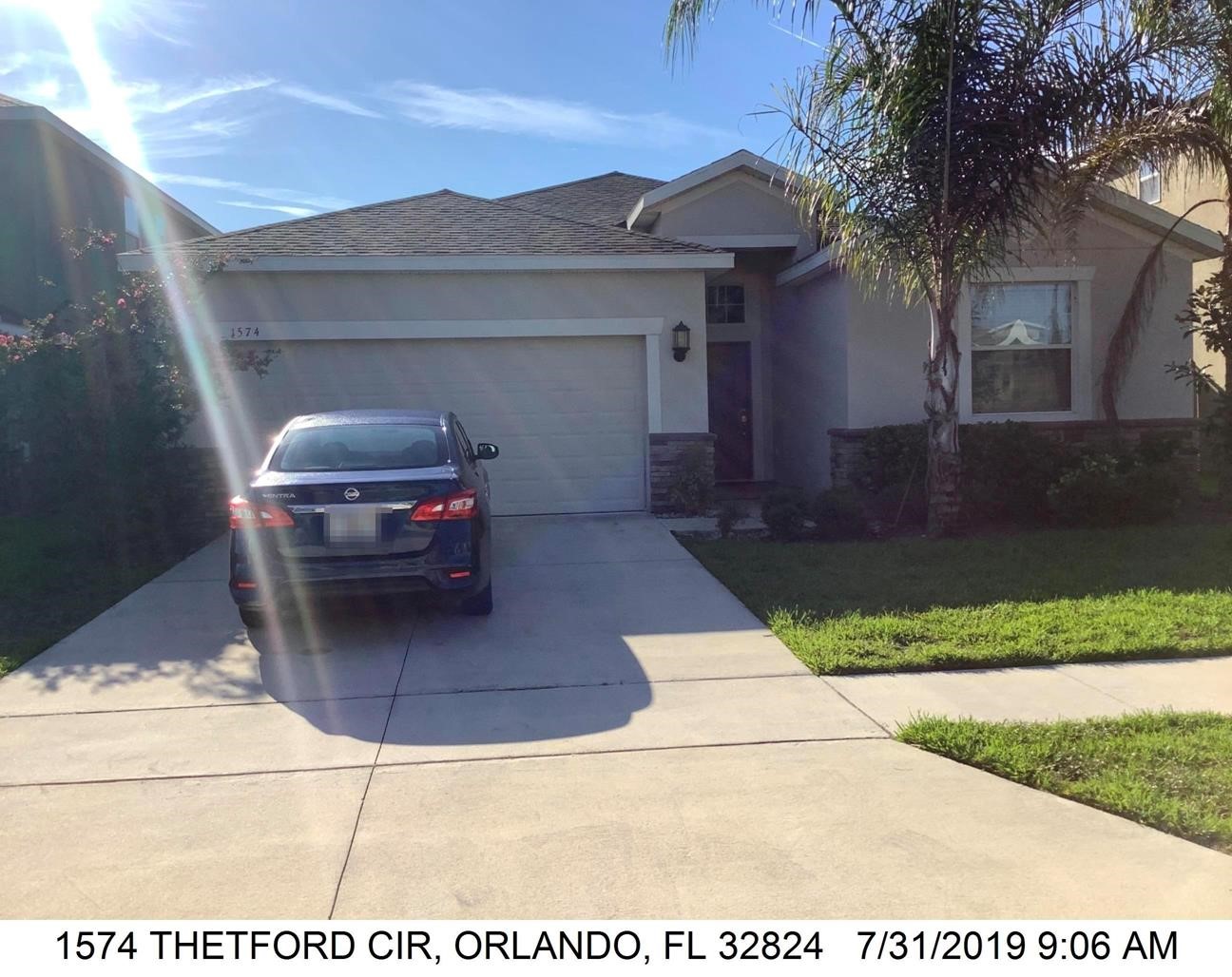 4-bed single family at 1574 THETFORD CIR, Orange County FL — foreclosure auction