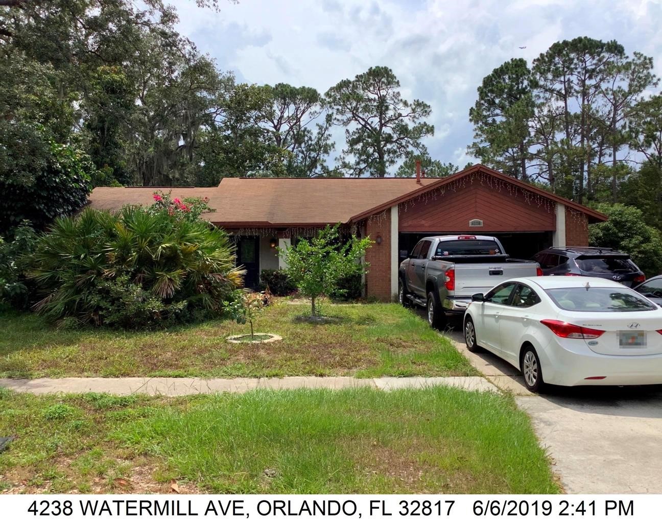 3-bed single family at 4238 WATERMILL AVE, Orange County FL — foreclosure auction