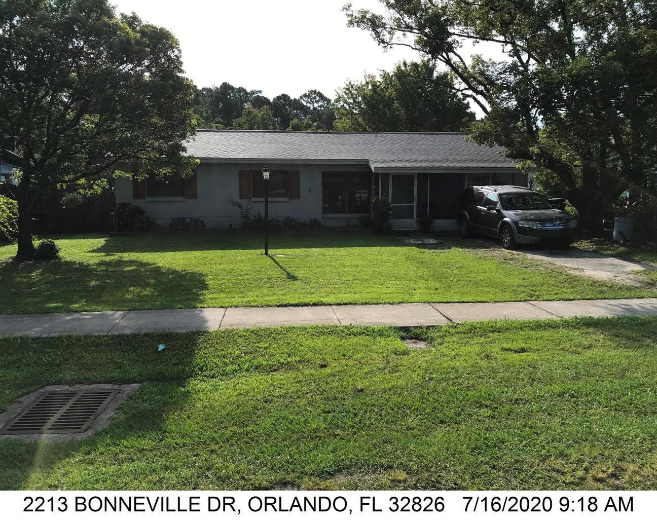 3-bed single family at 2213 BONNEVILLE DR, Orange County FL — foreclosure auction