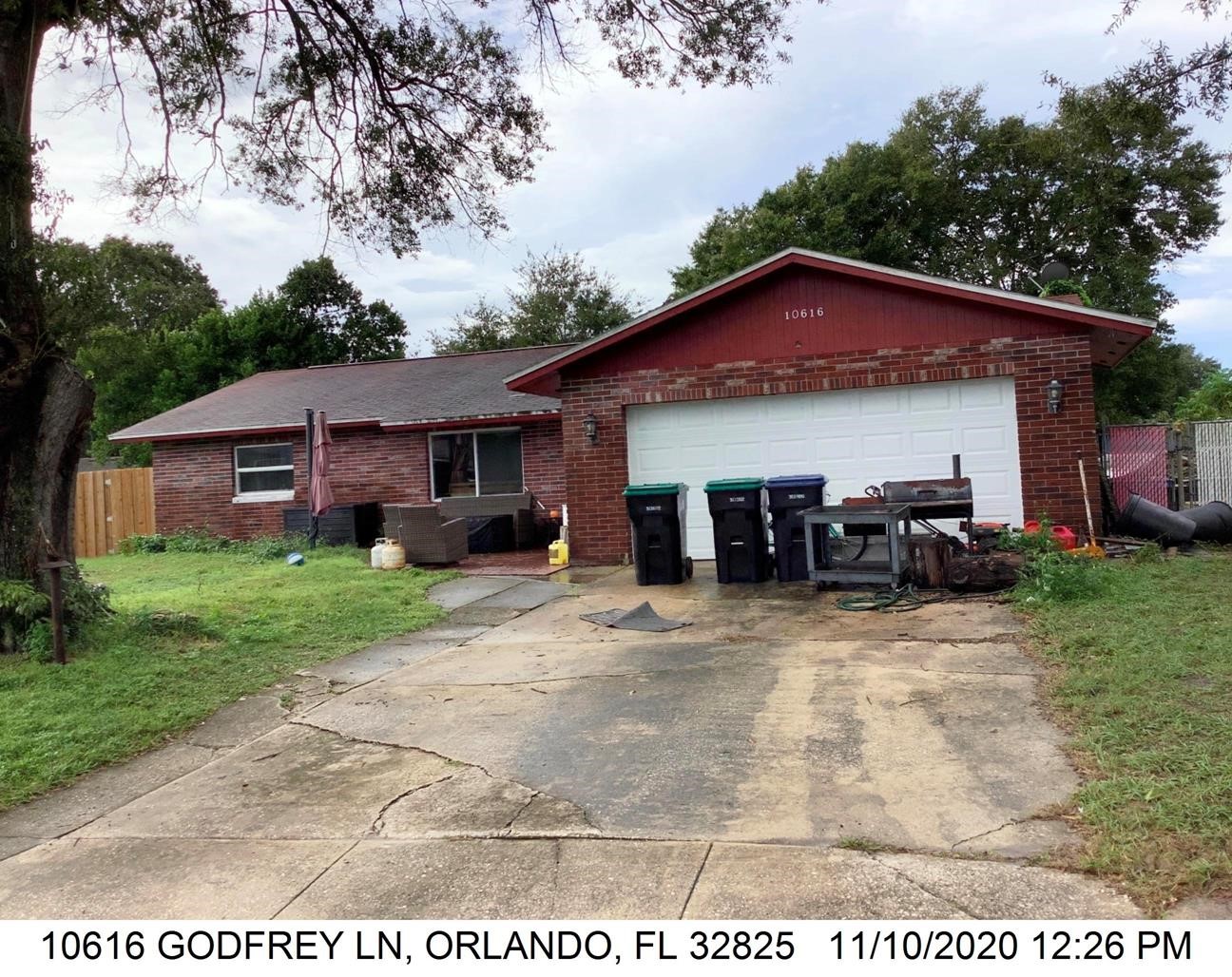 3-bed single family at 10616 GODFREY LN, Orange County FL — foreclosure auction