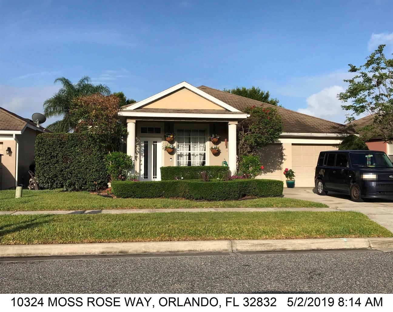 3-bed single family at 10324 MOSS ROSE WAY, Orange County FL — foreclosure auction
