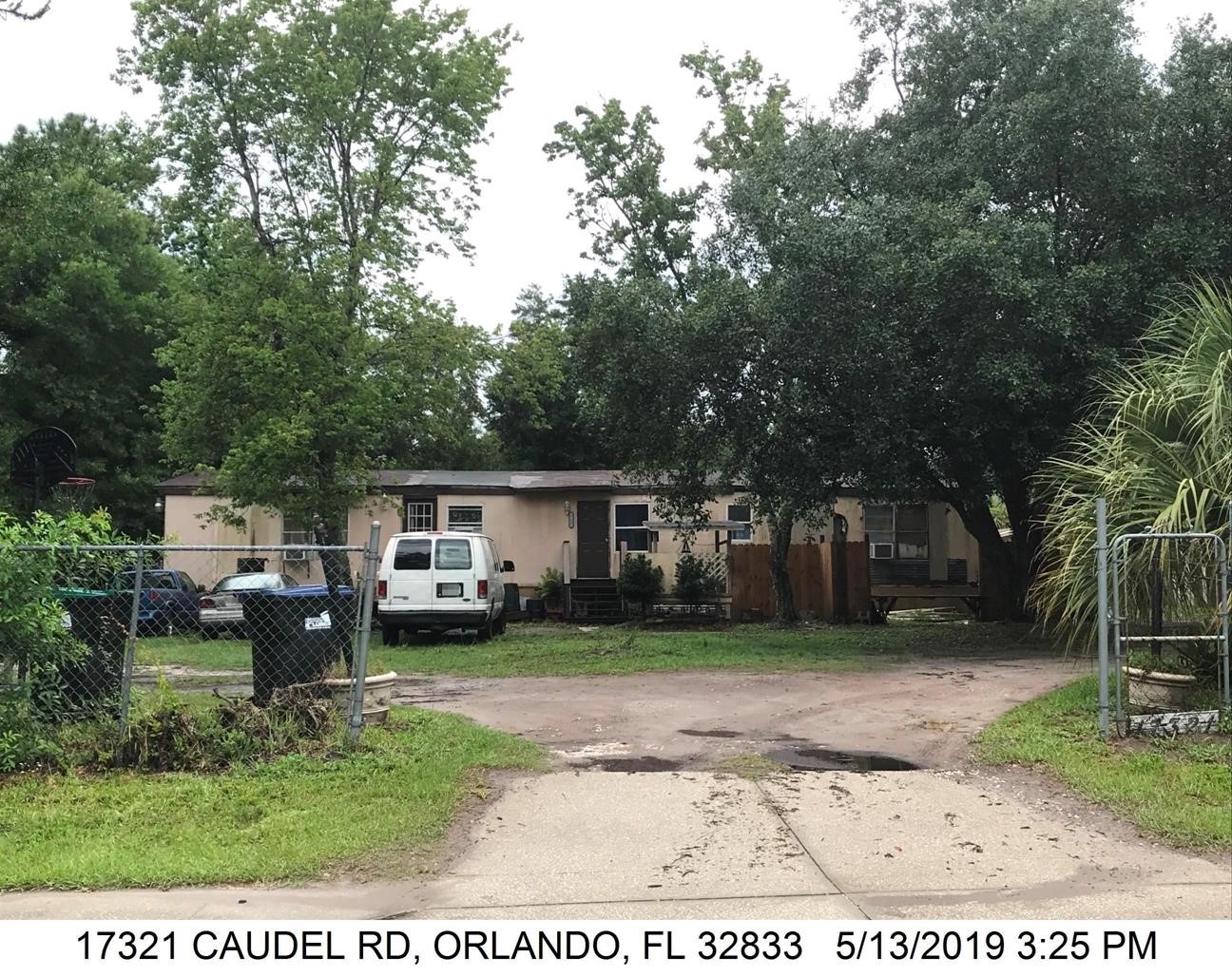 4-bed single family at 17321 CAUDEL RD, Orange County FL — foreclosure auction