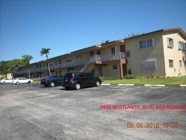 1-bed single family at 7405 W ATLANTIC BOULEVARD #104, Margate FL — foreclosure auction