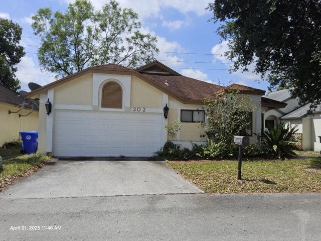 Single family at 202 MADDY LANE, North Lauderdale FL — foreclosure auction