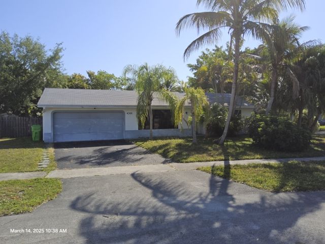 3-bed single family at 4302 NW 96 TERRACE, Sunrise FL — foreclosure auction