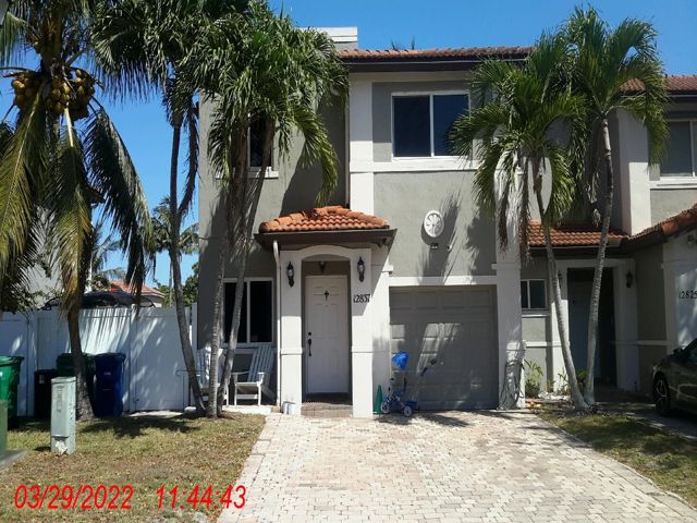 4-bed single family at 12837 SW 28 COURT, Miramar FL — foreclosure auction