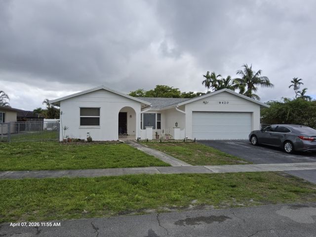 4-bed single family at 9420 NW 24 PLACE, Pembroke Pines FL — foreclosure auction