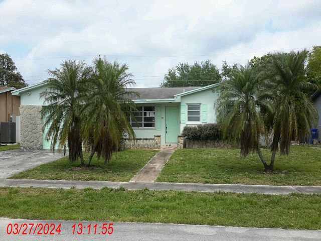 3-bed single family at 7051 SW 5 COURT, Pembroke Pines FL — foreclosure auction