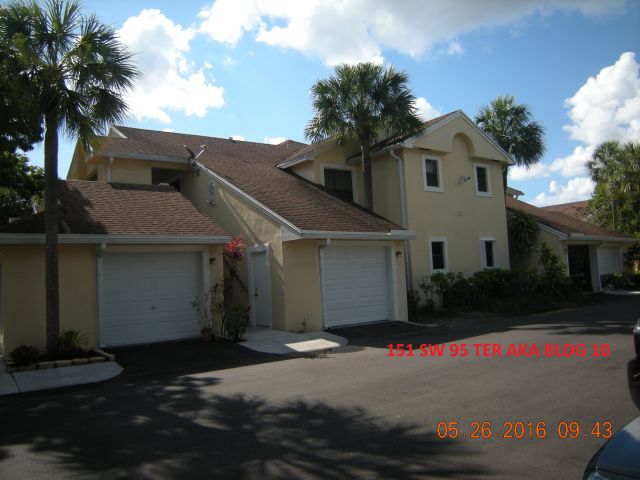 1-bed single family at 151 SW 95 TERRACE #106, Pembroke Pines FL — foreclosure auction
