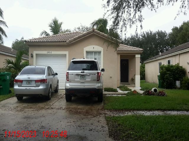 Single family at 2452 SW 106 AVENUE, Miramar FL — foreclosure auction