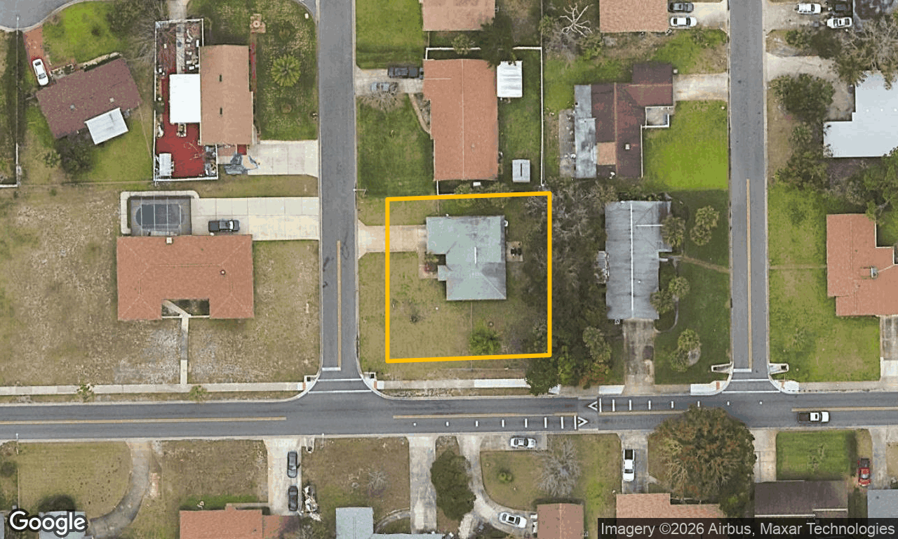 2-bed single family at 1101 BARBARA DR, Volusia County FL — foreclosure auction