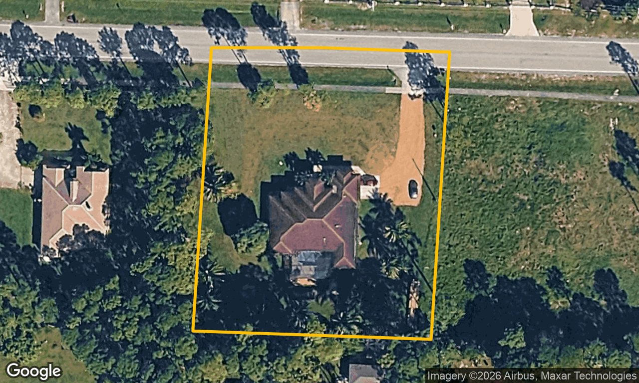 4-bed single family at 14772 ORANGE BLVD, Palm Beach County FL — foreclosure auction