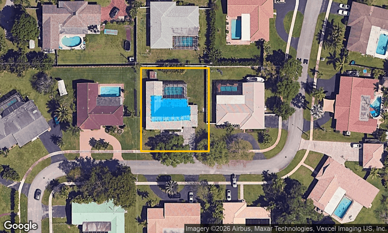 4-bed single family at 7461 NW 6 STREET, Plantation FL — foreclosure auction
