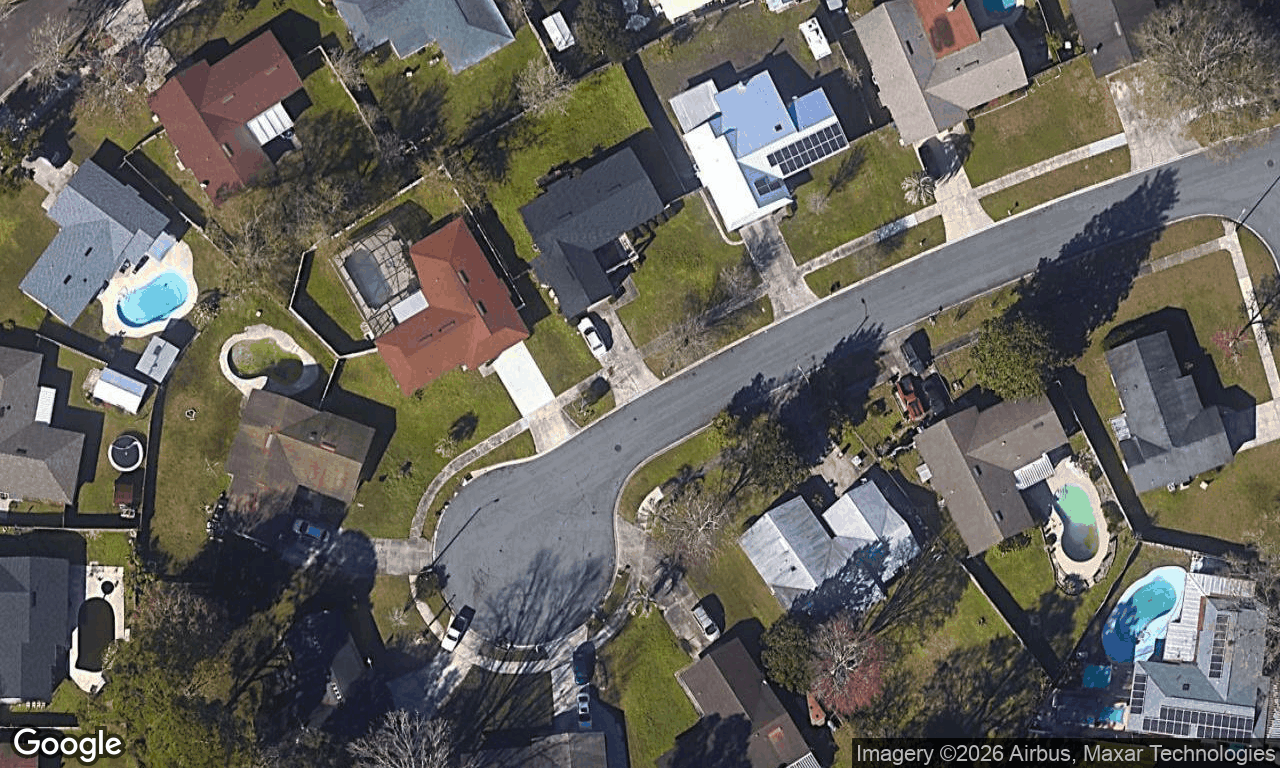 3-bed single family at 8579 PEBBLE ST, Jacksonville FL — foreclosure auction
